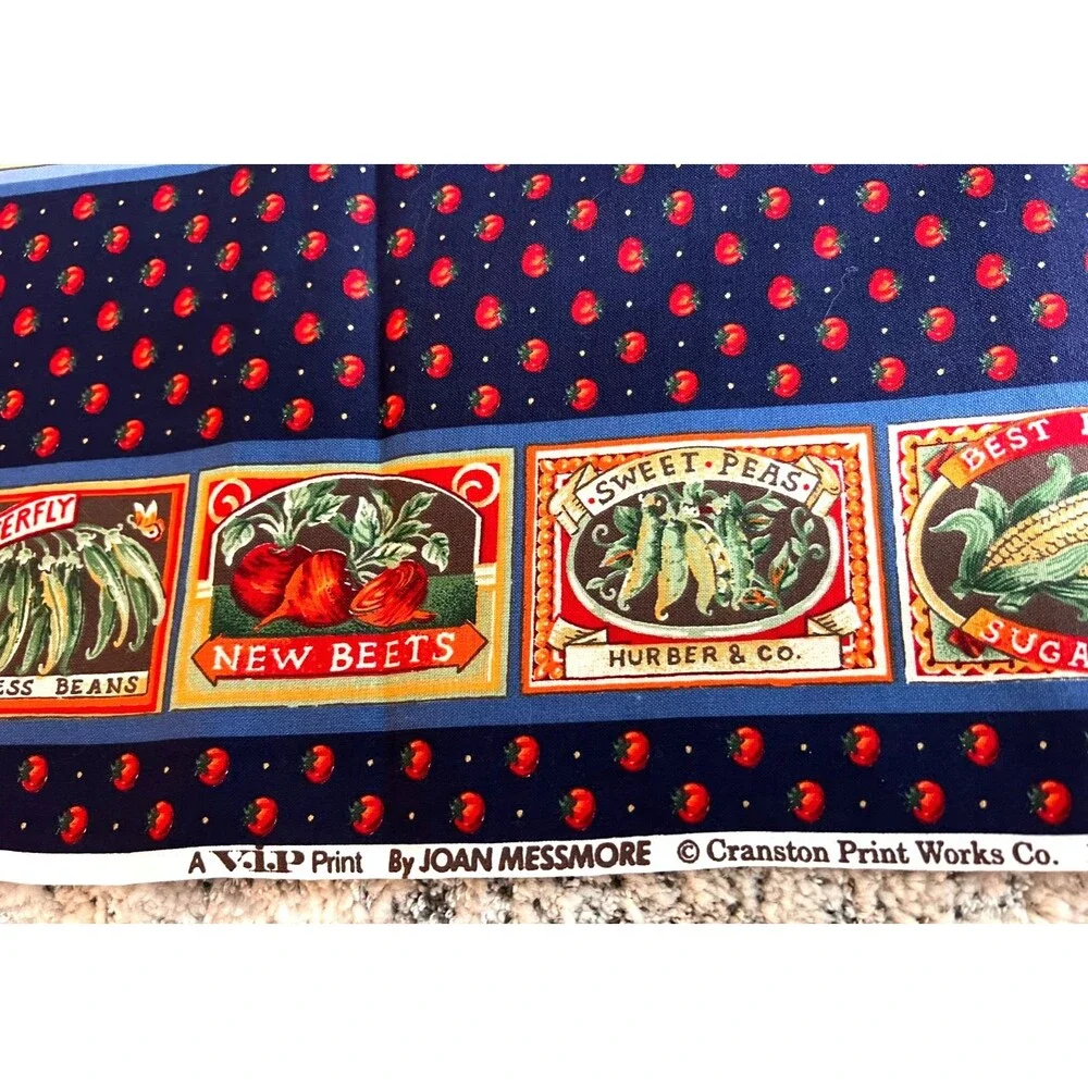 Cranston Fabrics vtg garden